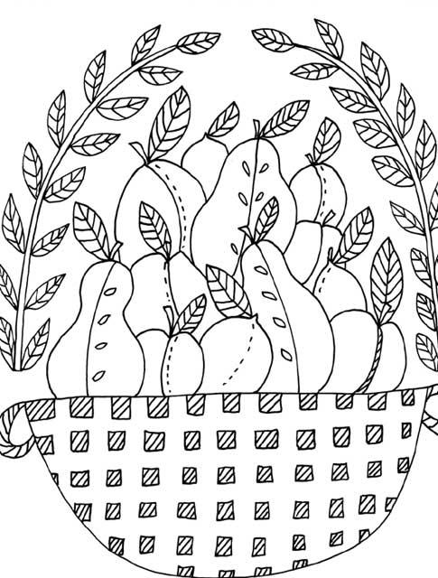 Tree Folk Art Page Coloring Pages