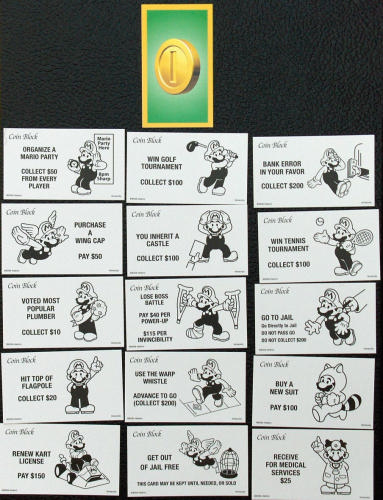 Monopoly Nintendo Special Collectors Edition board game laid out