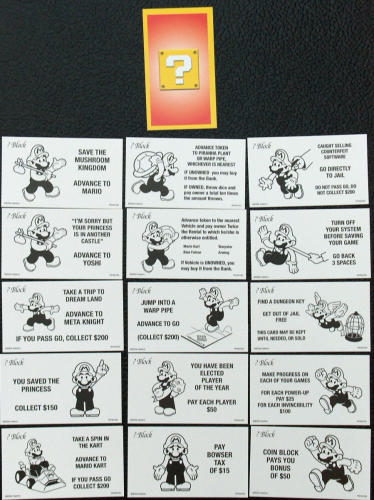 Monopoly Nintendo Special Collectors Edition board game laid out